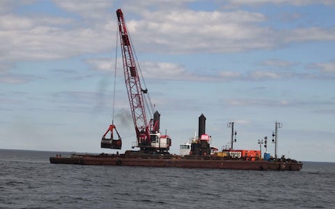 Dredging Lake Ontario
