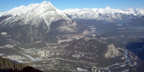 View from Banff Gondola