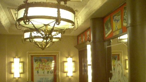 The Lobby of the Centimetro Cinema.