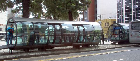 Curitiba bus shelter