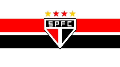 Flag of São Paulo FC, São Paulo, Brasil
